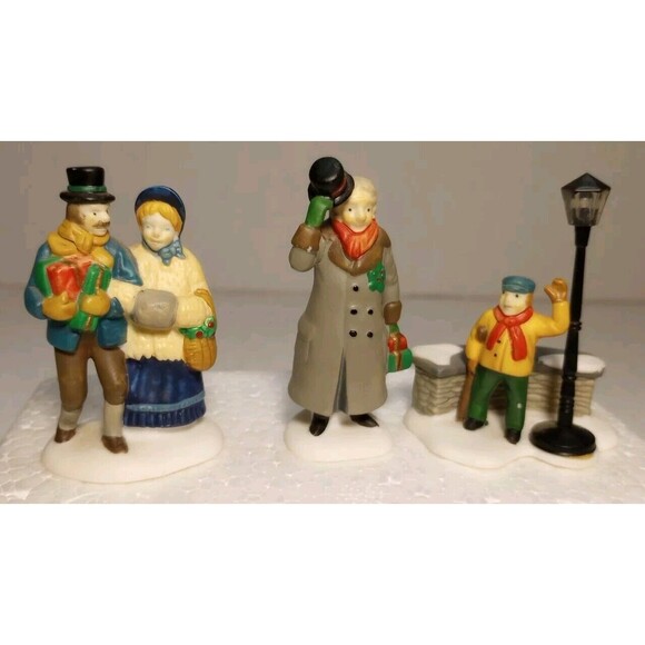 Department 56 Other - Dept 56 Heritage Village  "A Christmas Carol Morning" Set Of 3 - #5688-3